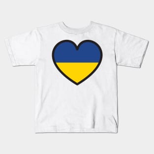 Flag of Ukraine Kids T-Shirt